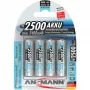 Pila AA Ansmann 2500mAh maxE plus níquel-metal hidruro NiMH