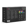 Set de refrigeración líquida SAVIO VELOX 240 mm negro — radiador de 240 mm, 205×450 mm, 2 ventiladores, TDP 250 W