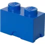 LEGO Storage Brick 2 Azul, caja de almacenamiento azul