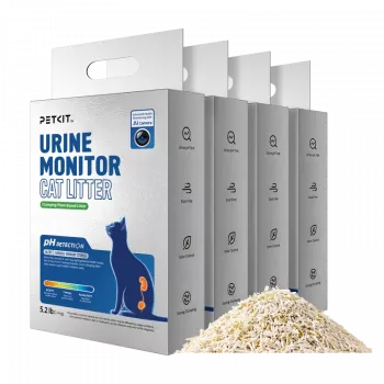 Arena para gatos PETKIT Urine Monitor, 4 bolsas — arena aglomerante con monitorización de orina para gatos
