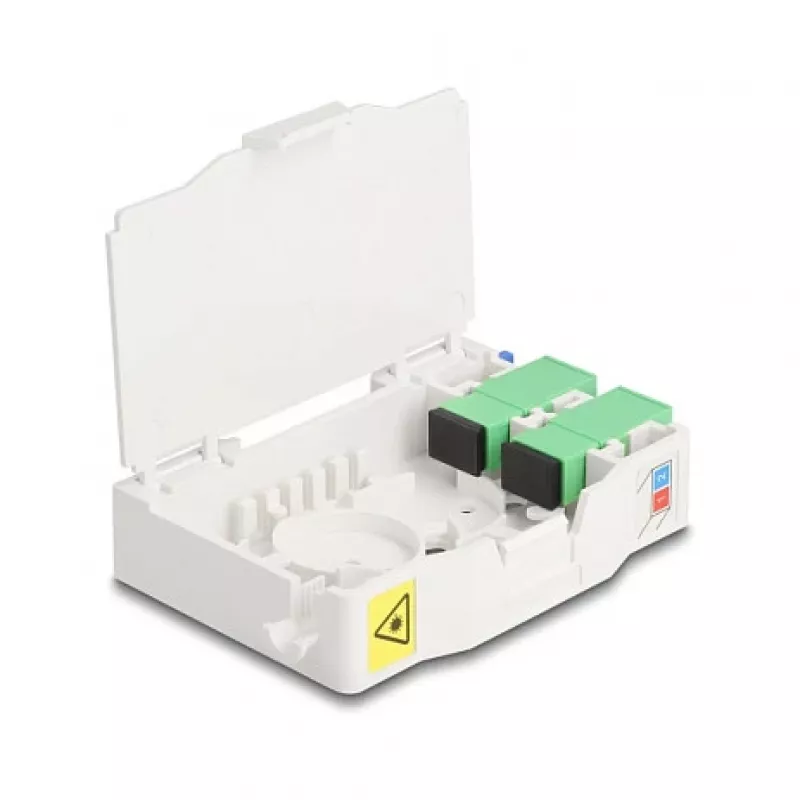 DeLOCK roseta de fibra óptica 85935 SC simplex blanco