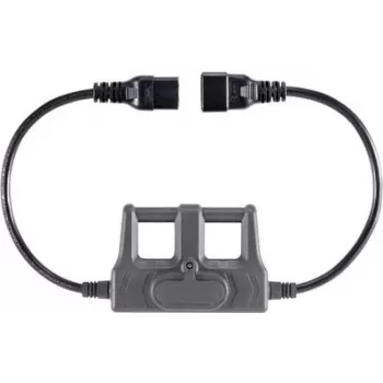 VOLTCRAFT CAA-1L 16 adaptador de medición conector macho IEC C20 - conector hembra IEC C19 gris oscuro (CAA-1L 16)