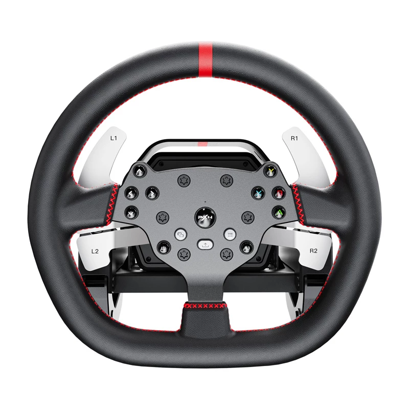 Set de volante y pedales PXN V10 Pro para PC, PS4, Xbox One, Xbox Series X|S — compatible con Force Feedback, conexión USB