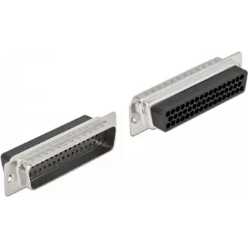 Conector macho de cable DeLOCK 66712 D-Sub HD 50 pines negro plata