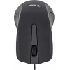 Ratón USB con cable, 3 botones, superficie engomada, 1000 DPI