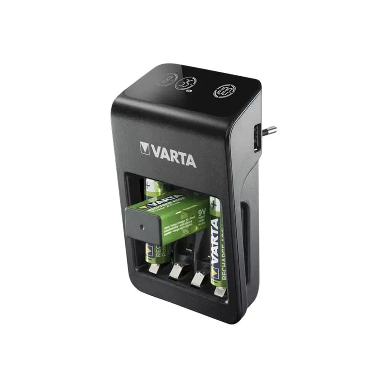 Cargador de baterías Varta 57687 pila doméstica AC