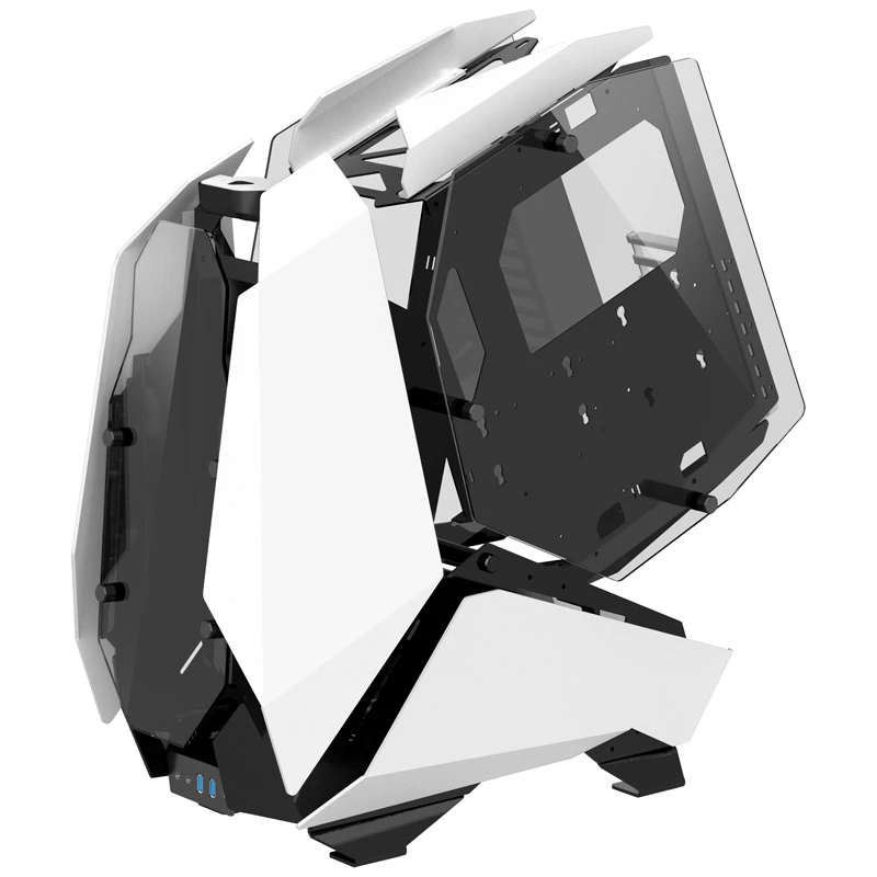Caja de PC Big-Tower Jonsbo MOD5 cristal templado blanco