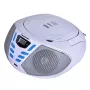 Blaupunkt BB7-WH Minicadena estéreo portátil digital 2,4 W FM gris reproducción MP3