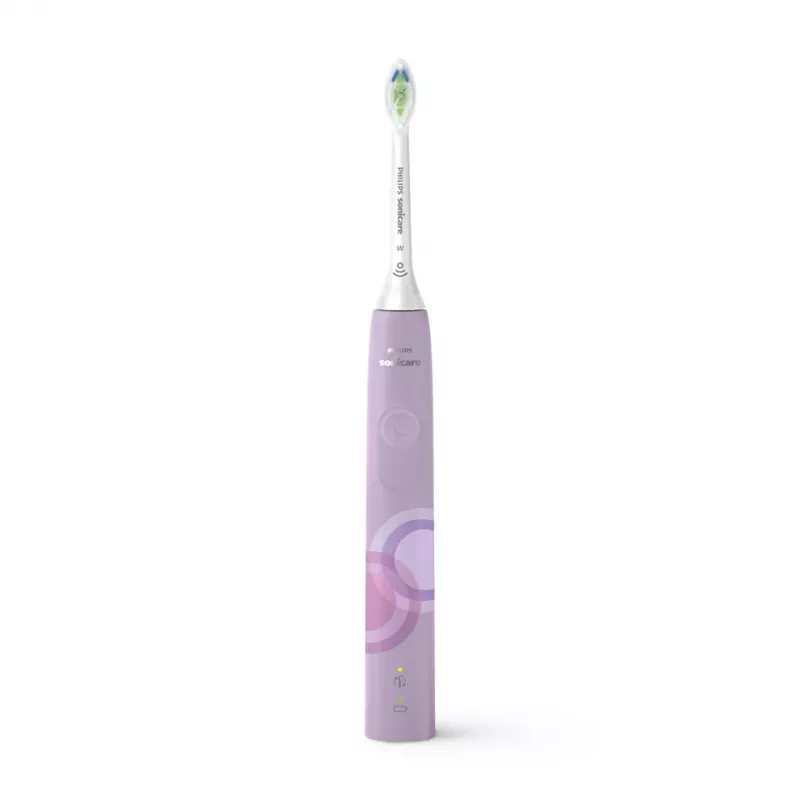 Cepillo de dientes eléctrico sónico Philips 4100 Series HX3689/44 – batería de Li-Ion integrada, 1 mango, 1 cabezal, limpieza diaria, Lila