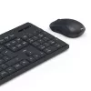 Conjunto de teclado y ratón WKM-200 negro