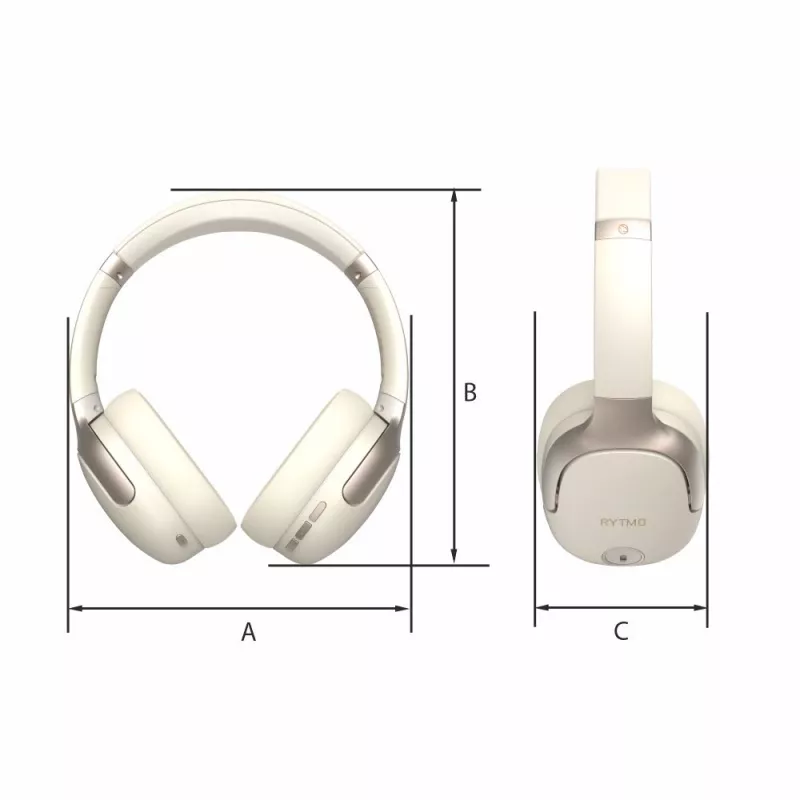 Auriculares Manta HDP1001CR Rytmo Elegance cream