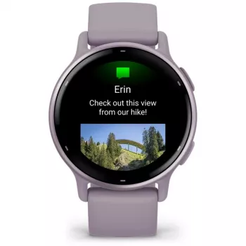 Garmin Vivoactive 5 3,05 cm (1.2) AMOLED Digital 390 x 390 píxeles Pantalla táctil Violeta Wi-Fi GPS (satélite)