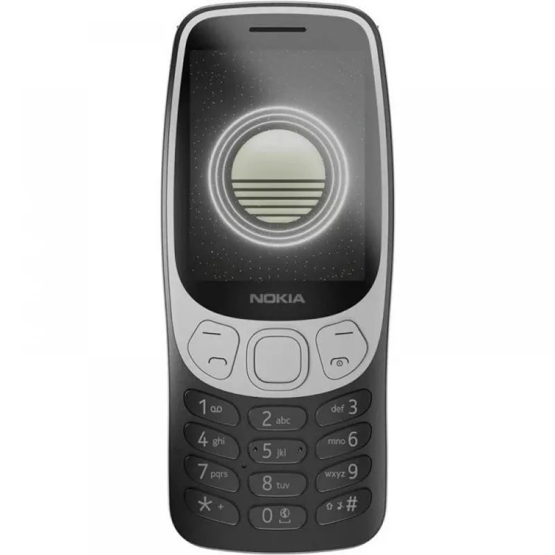 Nokia 3210 4G (2024) (TA-1618) | Grunge Negro | 2,4 pulgadas | TFT | 128 MB | 64 MB | Dual-SIM | Bluetooth | 5 | Resolución de cámara principal 2 MP