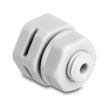 DeLOCK Tapón de ventilación M6 gris 2 uds. poliamida