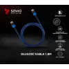 Cable HDMI Savio GCL-02 1,8 m HDMI Type-A (estándar) negro, azul