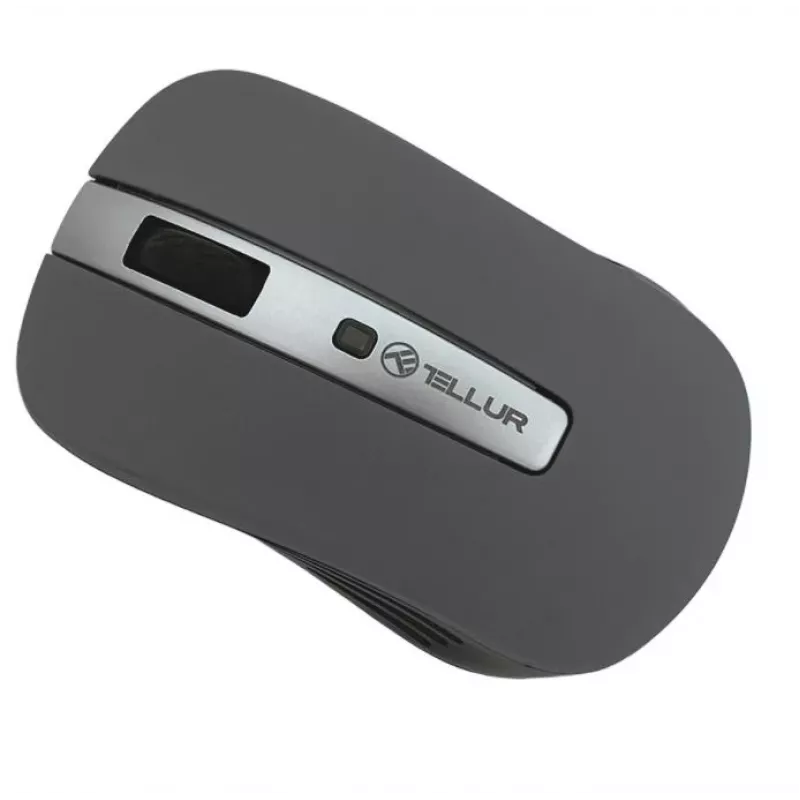 Ratón inalámbrico Tellur Basic LED gris oscuro TLL491081