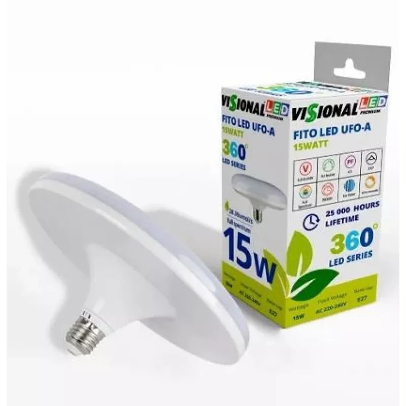 Lámpara LED VISIONAL TL-A-15W — 15 W, 4000 K blanco neutro