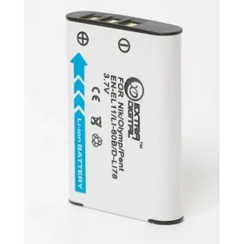 Batería de cámara recargable Extra Digital EN-EL11 / D-Li78 / DB-80 / Li-60B (modelo DV00DV1228)