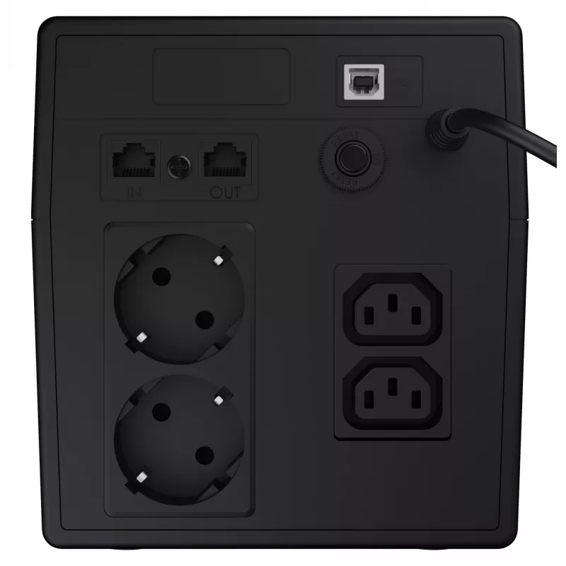 Green Cell UPS03 MicroPower 1000VA / 600W SAI Line-Interactive, 4 tomas