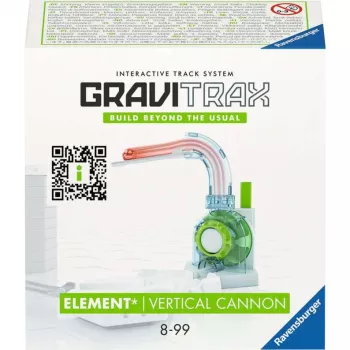 Ravensburger GraviTrax elemento cañón vertical – ampliación de recorrido (27465) para sistemas de canicas