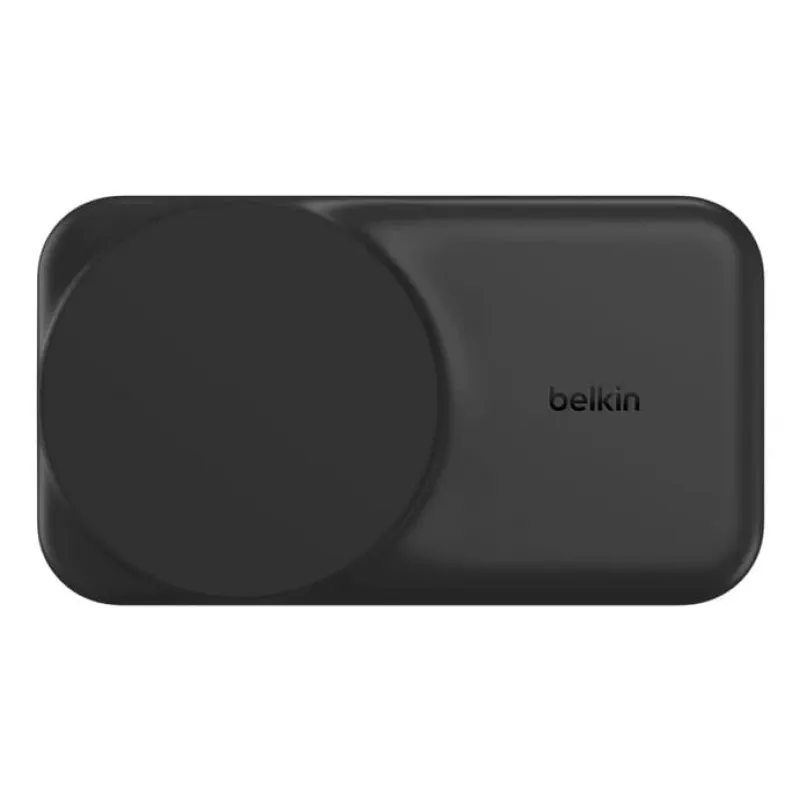 Belkin UltraCharge soporte de carga inalámbrica plegable 3 en 1 Qi2 de 25 W, negro (WIZ036KQBK)