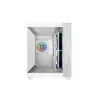 Cooler Master E481-WHNN-S00 Elite 481 WOOD blanco, mATX, panel frontal, cristal templado vista completa 70°