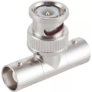 Adaptador BNC ShiverPeaks 98820 — 1 conector macho BNC a 2 conector hembra BNC divisor