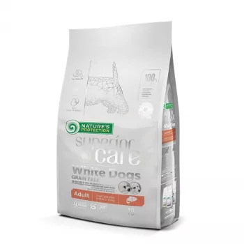 NATURE'S PROTECTION Superior Care White Dogs Grain Free Junior Pescado blanco - pienso seco para cachorros - 10 kg