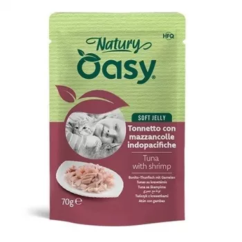 Oasy Natury Gelatina blanda atún con gambas 70 g