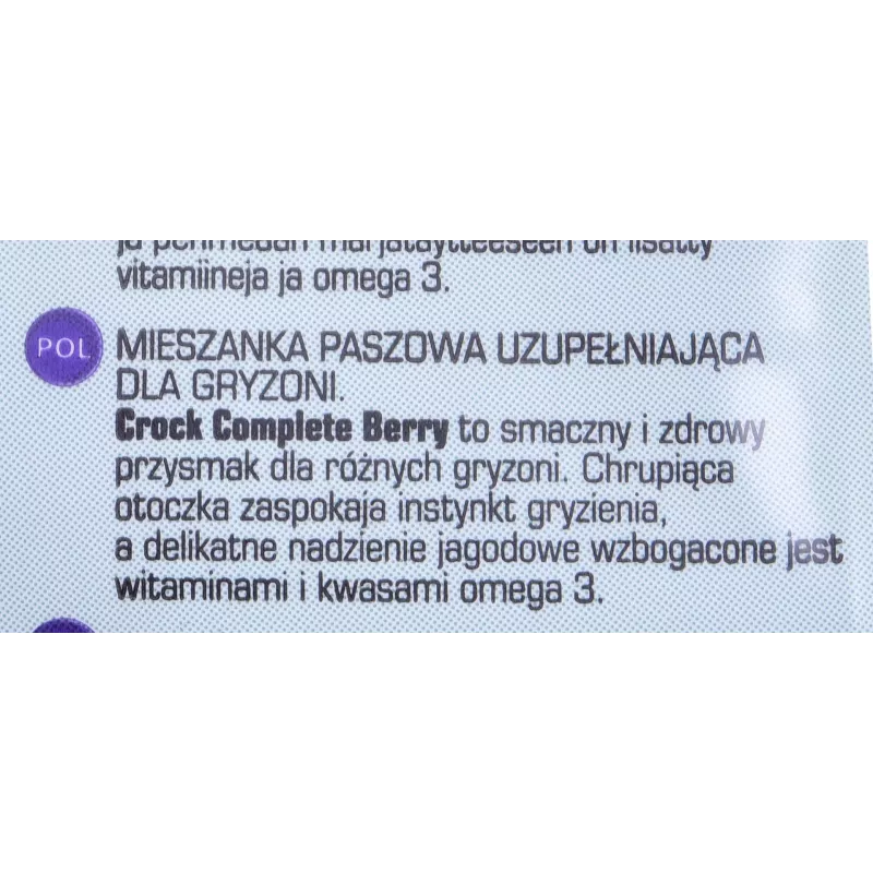 VERSELE LAGA Complete Crock Berry - premios para roedores - 50g