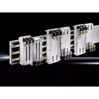 Adaptador de componentes para interruptor de vacío para rack Rittal 9345.610, para instalaciones de 690 V, RAL 7035