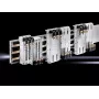 Adaptador de componentes para interruptor de vacío para rack Rittal 9345.610, para instalaciones de 690 V, RAL 7035