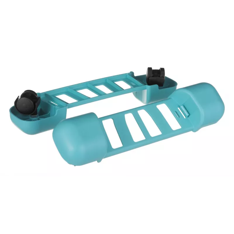 Sistema de fregado Leifheit Clean Twist Mop Ergo mobil, un depósito, azul, con fregona y ruedas giratorias