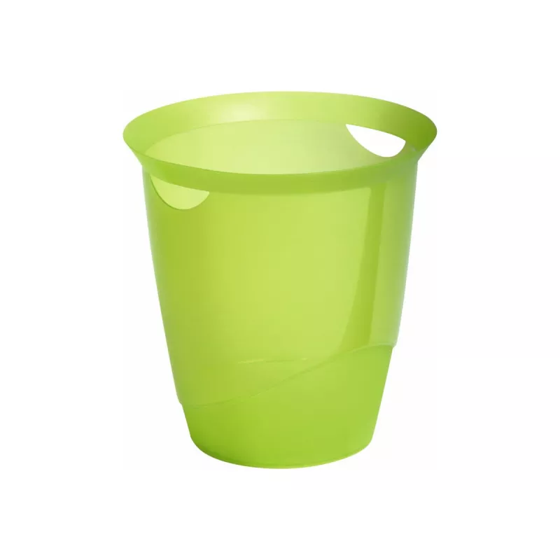 Durable TREND papelera redonda 31,5 cm, verde translúcido