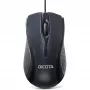 DICOTA - Ratón - ambidiestro - Láser - 3 botones - Con cable - USB - Negro (D32011)