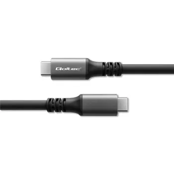 Cable USB-C QOLTEC USB4 240 W para Thunderbolt 3/4, 40 Gbit/s, alimentación 240 W