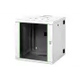 Caja de montaje en pared Digitus DN-19 12-U-3 Doble dividida abatible