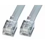 Cable de red Lindy RJ-12 M/M 5,0 m RJ-12 5 m gris