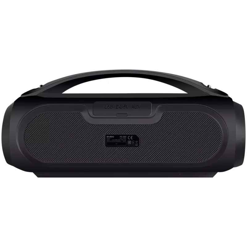 Altavoz SVEN PS-380, negro (40W, resistente al agua (IPx5), TWS, Bluetooth, FM, USB, 3000mAh)