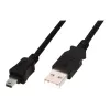 Cable de conexión USB A / Mini-USB B M/M 1 m negro