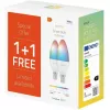 Bombilla inteligente Hombli, 4,5W, E14, RGB, CCT, pack promocional 1+1