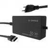 Cablexpert NPA-AC-PDQC65-01 cargador rápido GaN USB Type-C 65 W PowerDelivery, negro | Cablexpert