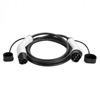 Cable de carga para vehículo eléctrico Type 2 - Type 2, 32A, 22kW, trifásico, 7m