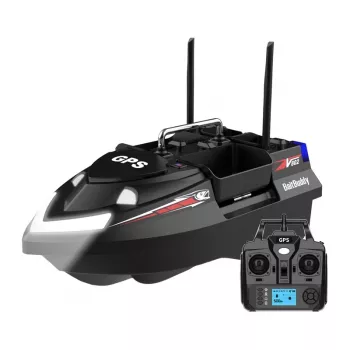 Barco cebo Flytec V802 PRO 12000mAh negro — Flytec V802 PRO, batería 12000mAh, negro