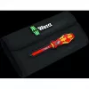 Wera 05006603001 Kraftform Kompakt VDE 7 extra slim 1 Tool Finder juego de destornilladores, 7 piezas, portapuntas intercambiables 817 VDE Kraftform + 6 hojas intercambiables VDE extra finas, IEC 60900, con bolsa de cinturón