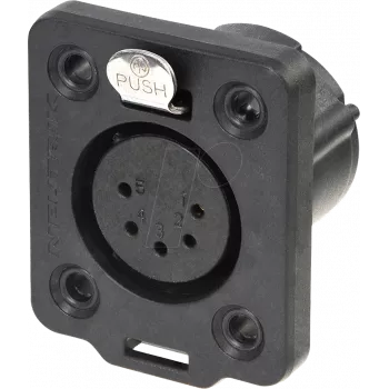 Neutrik NC5FDX-TOP conector de cable XLR negro (NC5FDX-TOP)