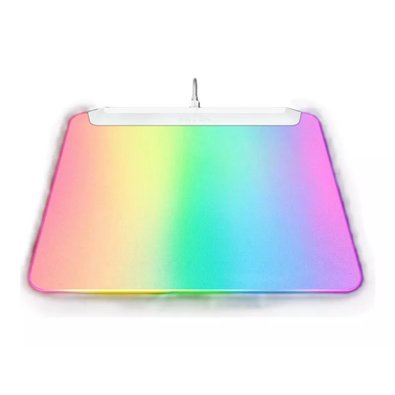 Alfombrilla gaming Razer Firefly V2 Pro White – retroiluminación RGB, alimentación USB, base antideslizante