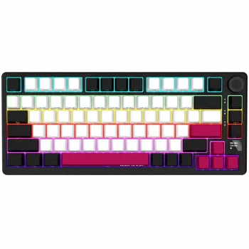 Teclado gaming mecánico LORGAR KBP7075W — inalámbrico, Negro, Red Switches, distribución EN