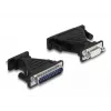 Adaptador DeLOCK USB 2.0 Type-A a serie RS-232 D-Sub 9 + D-Sub 25