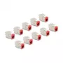 Módulo Keystone DeLOCK 88115 plano rojo RJ-45 10 uds.
